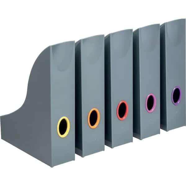 Magazine File Holder, Color Coded O, PK5, Durable Office Products, Mfr#: 770657