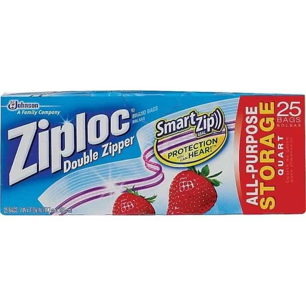 00 Storage Bag, 1 qt Capacity, Plastic