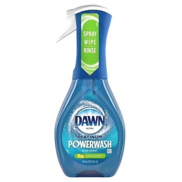 Platinum Dish Soap Spray, 16 oz, Liquid, Apple Scent, Colorless