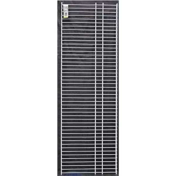 SuperSlide Wire Shelf, 50 lb, 1Level, 16 in L, 48 in W, Steel, White