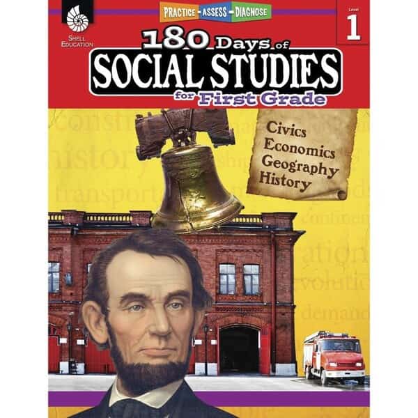 180 Days of Social Studies for First Grade
