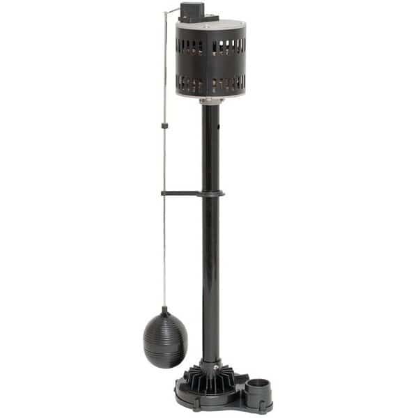 1/2 HP, Thermoplastic Pedestal Sump Pump, with Adjustable Vertical Float Switch