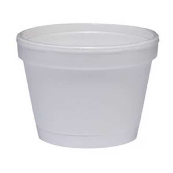 Bowl Container, Foam, 4 oz., White, PK1000