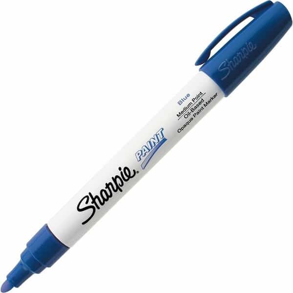 Paint Marker, Medium Point, Blue, PK12