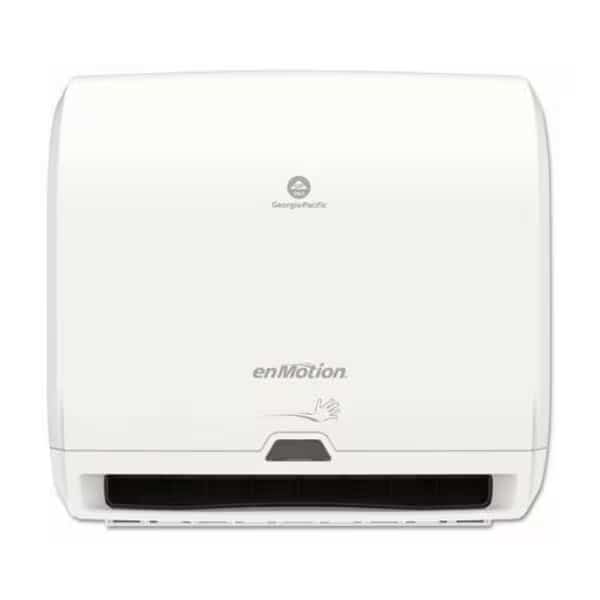 Paper Towel Dispenser,(1) Roll,White, Mfr#: 59447A, ENMOTION