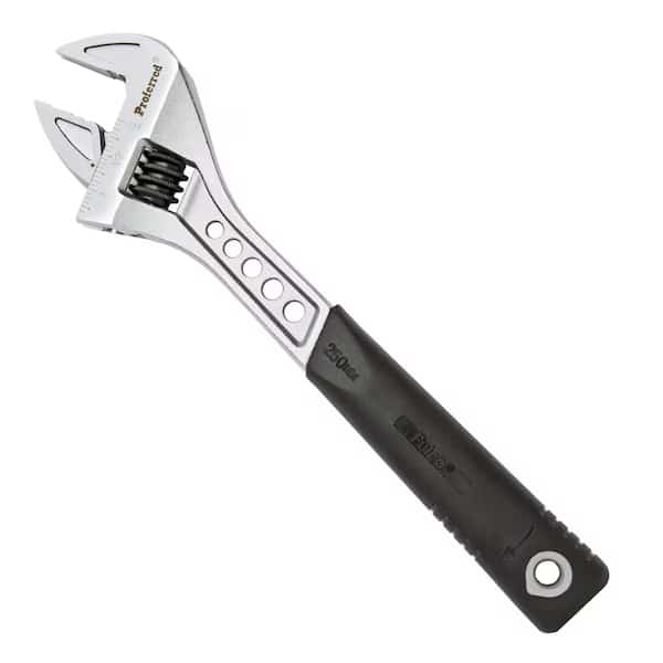 10" Tiger Paw Adjustable Wrench w/Padded Handle, Matte Finish