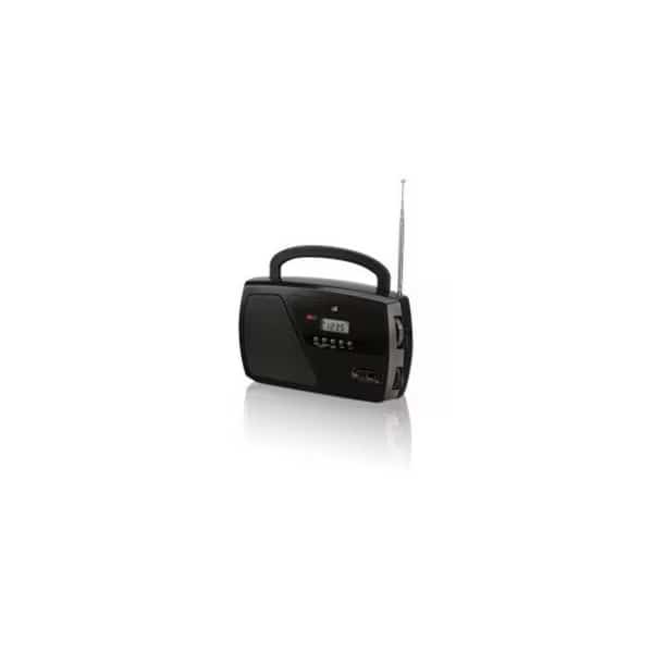 GPX Black AM/FM Clock Radio Digital Plug-In