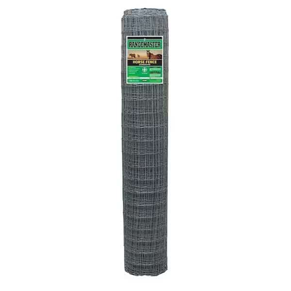 Horse Fence, 100 in L, 60 in H, 125 ga Gauge, Galvanized