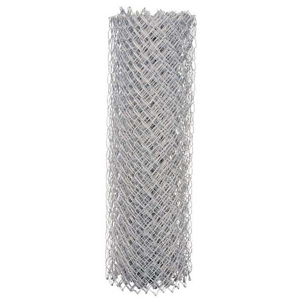ChainLink Fence, 48 in W, 50 ft L, 1112 Gauge, Galvanized Steel