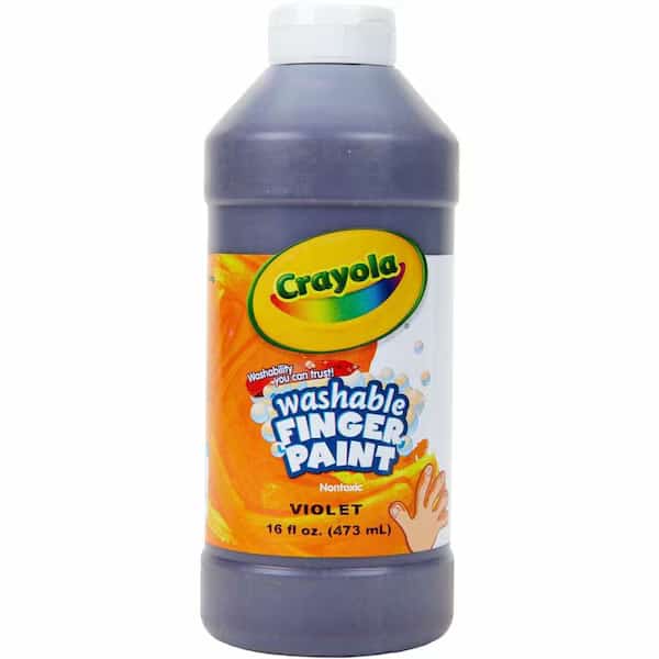 Paint, 16 oz, Finger Paint, Violet