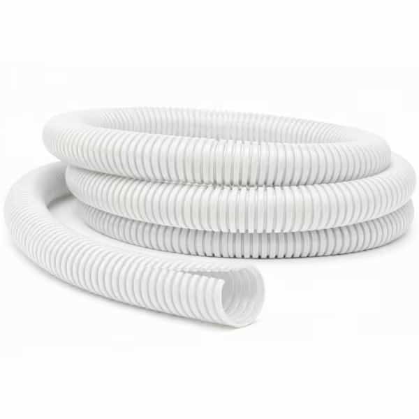 Kable Kontrol Convoluted Split Wire Loom Tubing - 1/2" Inside Diameter - 10' Length - White
