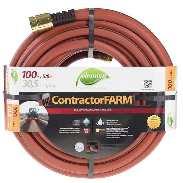 Element ContractorFARM ELCF58100 Water Hose, 100 ft L