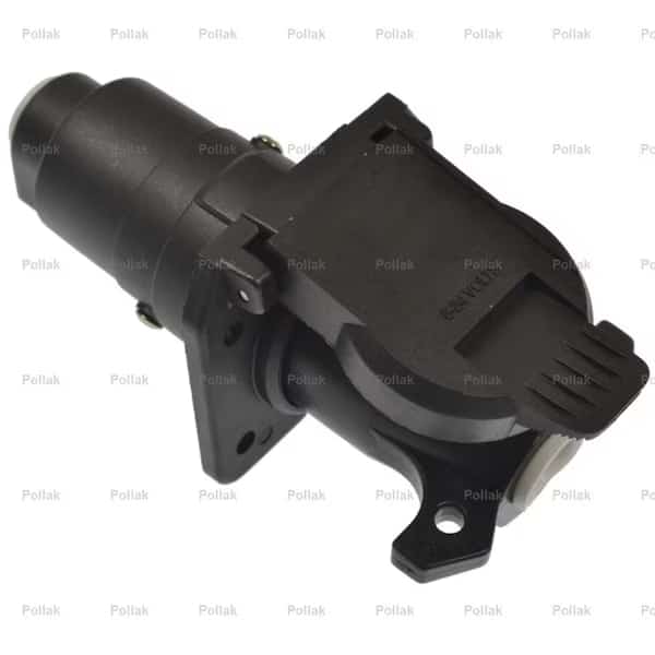 7 Pole Connector Black Plastic, Pollak, Mfr#: 12-705E