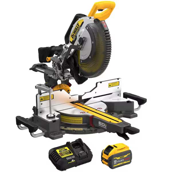 Cordless Miter Saw, 12 in Blade Dia., 1 in Arbor Size