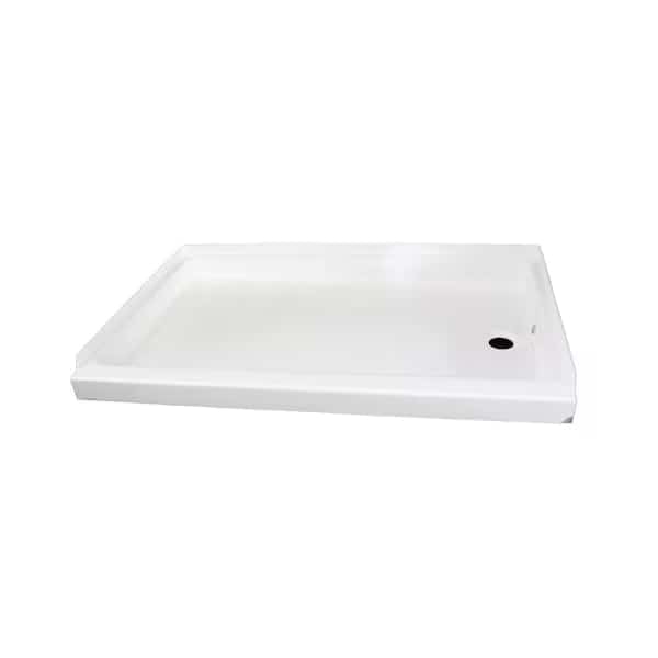 BATHTUBS SHOWERS AND SINKS RV 24 Inch x 40 Inch x 551 Inch Right Hand Drain White High Impact AB