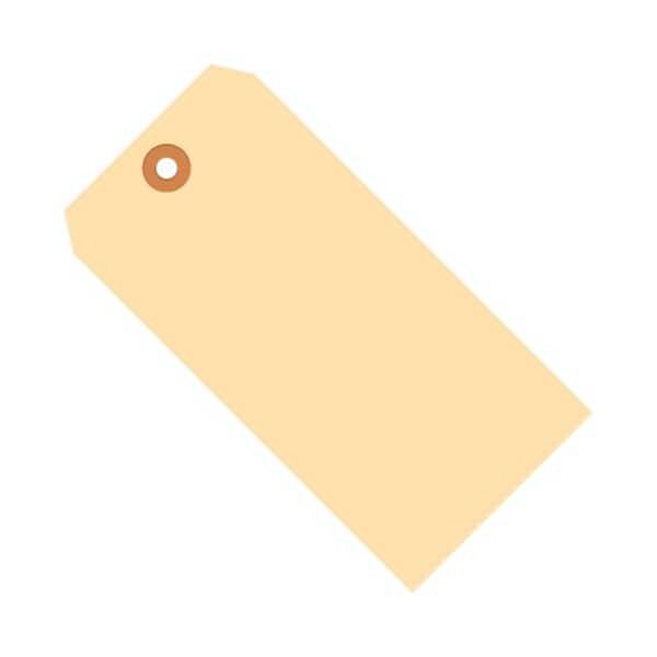 Manila Shipping Tags, 10 Pt., No 1, 2-3/4"L x 1-3/8"W, 1000/Pack