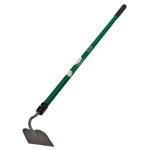 Garden Hoes, 6 in W Blade, Steel Blade, Stamped Blade, Fiberglass Handle, 5814 in OAL
