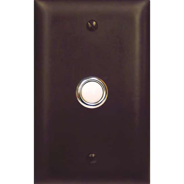 Door Bell Button Panel in Bronze