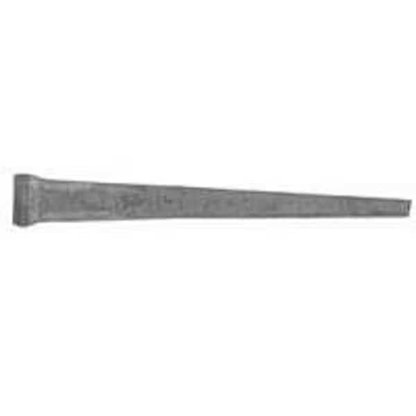 00 Square Cut Nail, Concrete Cut Nails, 8D, 212 in L, Steel, Brite, Rectangular Head