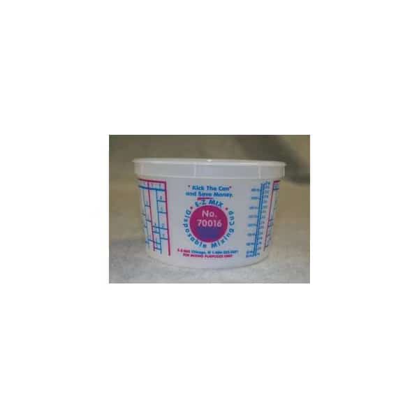 E-Z Mix EMX-70016L 1-Pint Plastic Mixing Cup Lids; Box Of 100