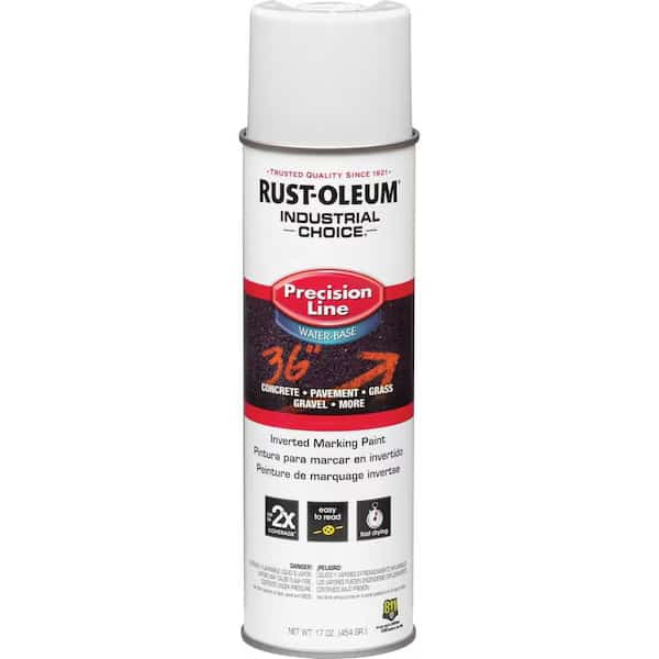 Precision Line Marking Paint, 20 oz, White, Water -Based