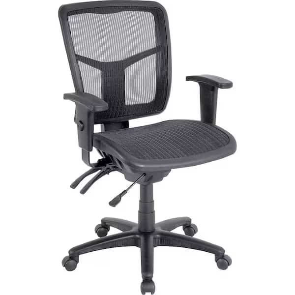 Mid-Back Swivel Mesh Chair,Black Frame, Mfr#: LLR86904, LORELL