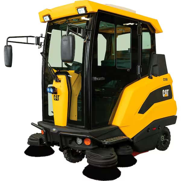 Ride-On Sweeper with AC Cabin, 70 Cleaning Path