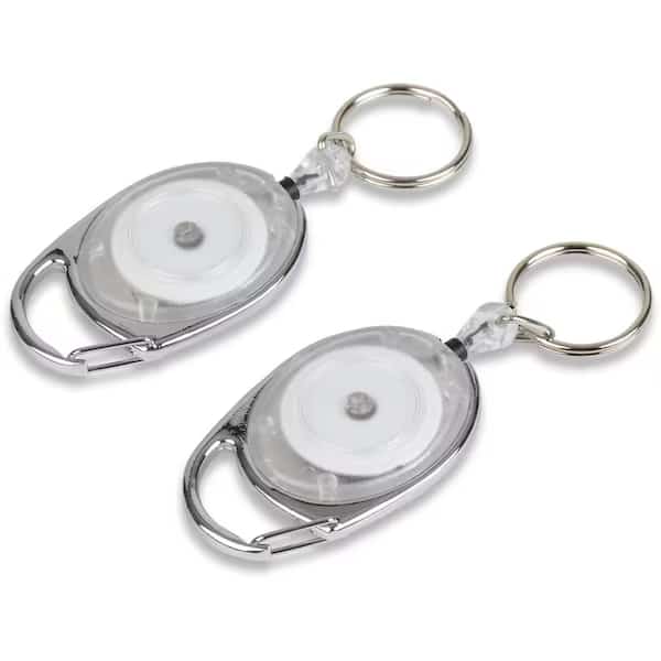 Key Chain w/Chrome Carabiner, Package Quantity 6, 6 PK