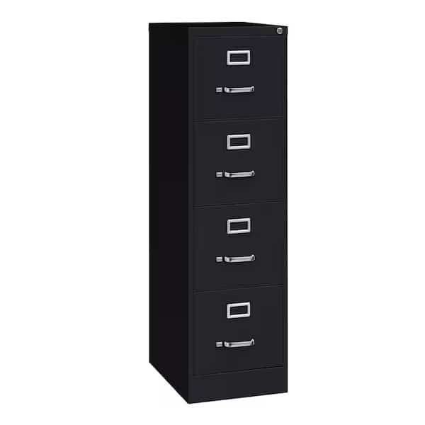 Vertical File Cabinet,Black,52" H, Mfr#: 17892, HIRSH