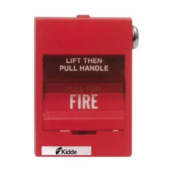 Fire Alarm Pull Station, Red, 3-5/8" D