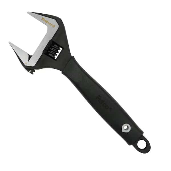 8" Plumbing Adjustable Wrench, Phosphate Finish