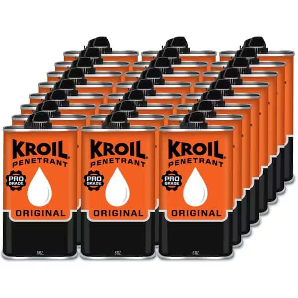 8 Oz. Penetrating Oil, Industrial-Grade, Multipurpose, Rust Loosening, Penetrant, 24PK