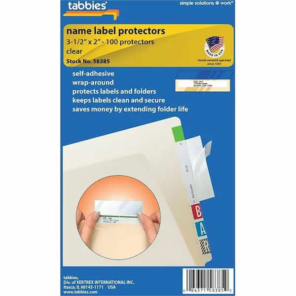 Label Protectors, Self-Adhesive, Cl, PK500