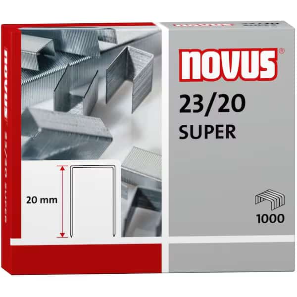 Premium HD Staples, 23/20, 1k, 20mm, PK1000