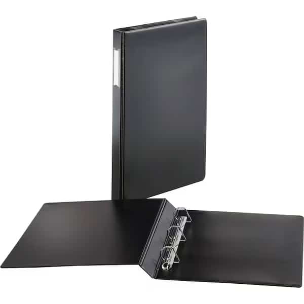 Legalsize SlantD Binders, Black