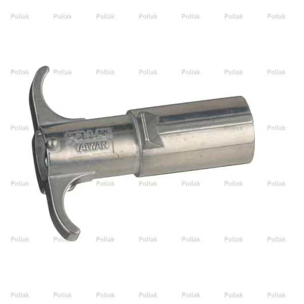 Trailer End 4 Way Round Plug 12 To 24 Volts 35 Amps Zinc Die Cast Housing