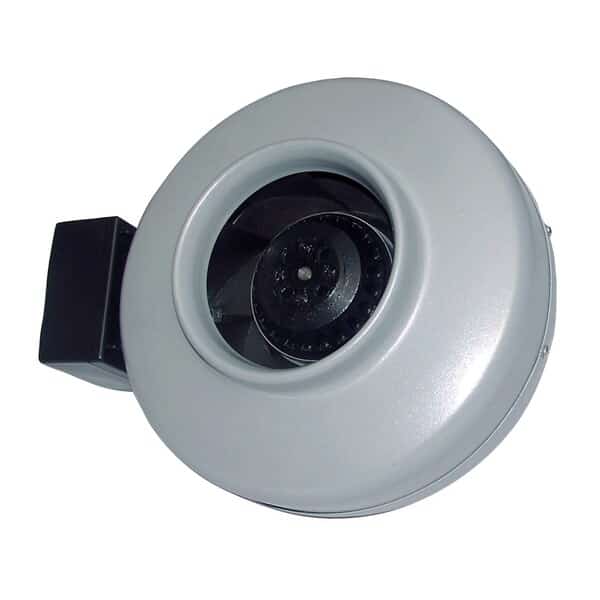 Centrifugal Duct Fan, In-line, 120V, 5"