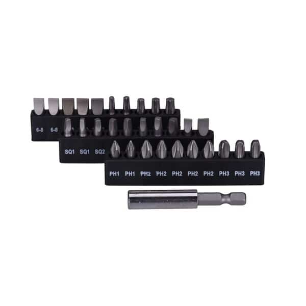 31 Piece Screwdriving Bit and Holder Set