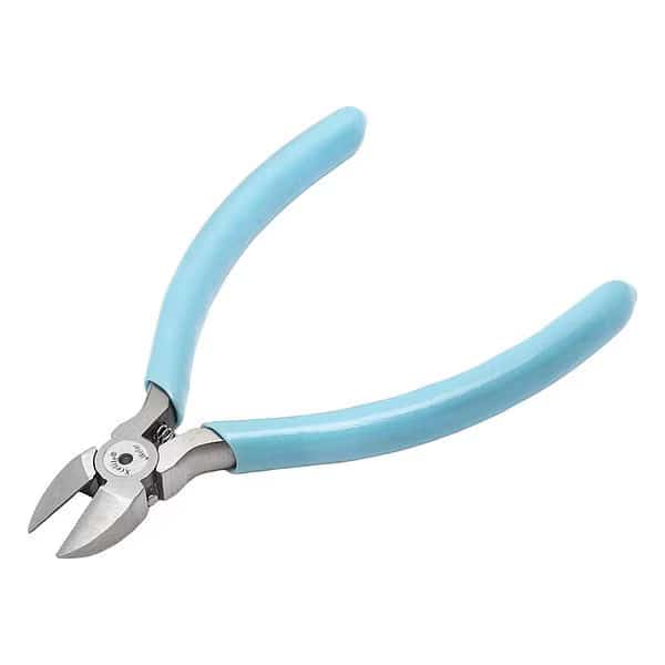 4 in Diagonal Cutting Plier Semiflush Cut Oval Nose Uninsulated