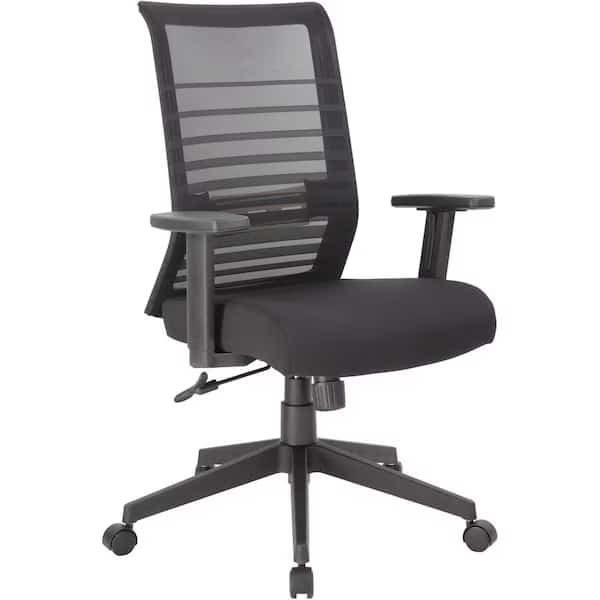 Mesh Task Chair, Adjustable, Black