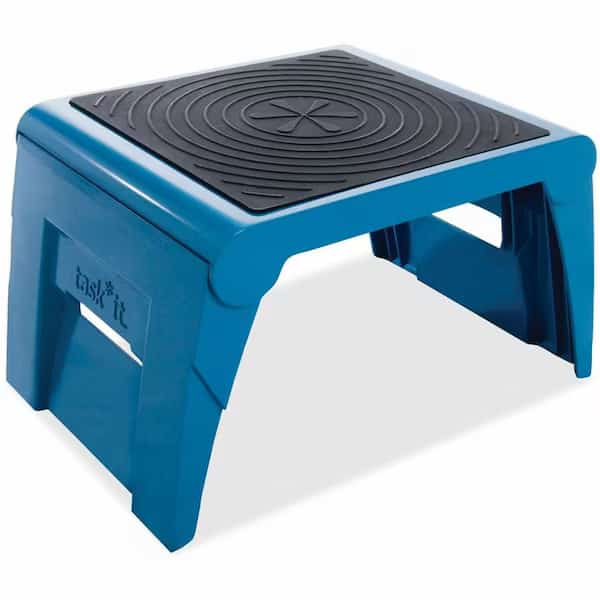 One Up Nonslip Folding Step Stool, Blue, Cramer, Mfr#: CRA50051PK63
