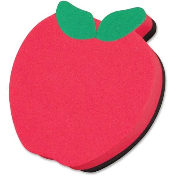 Magnetic Whiteboard Eraser, Apple, PK6
