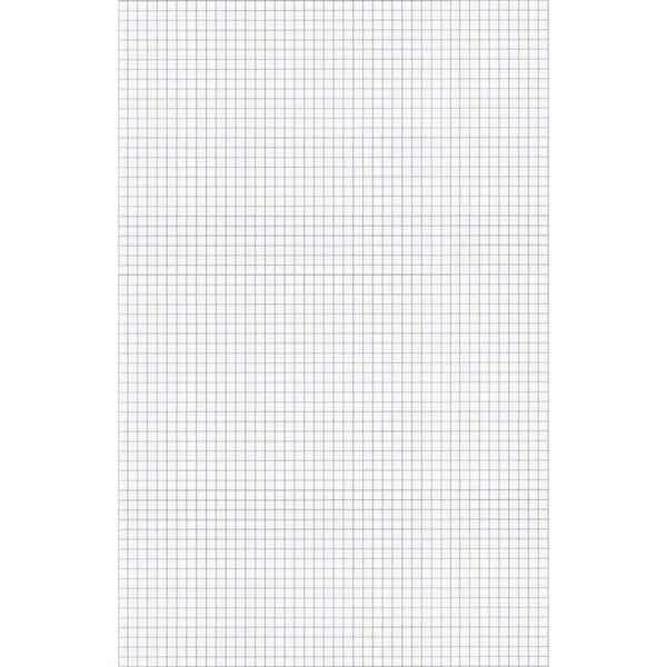 Tabloid  size Quadrille Pad  Tabloid, White, 50PK