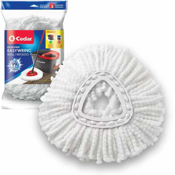 O-Cedar EasyWring 12 in. Spin Microfiber Mop Refill 1 pk