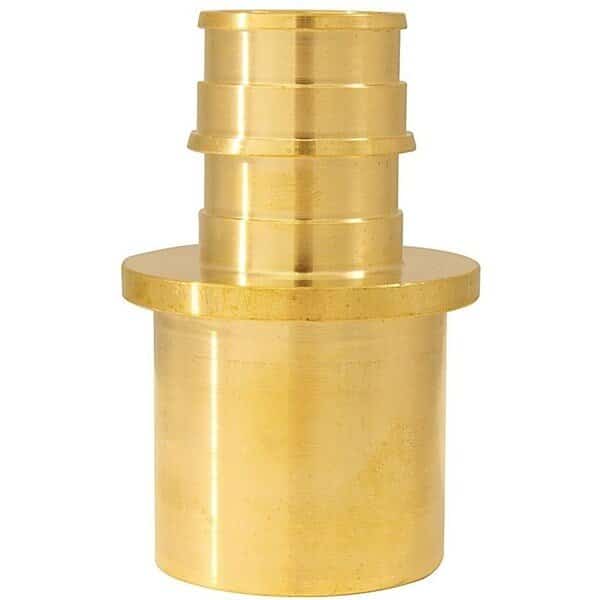 Valves ExpansionPEX Series Reducing Pipe Adapter, 34 x 1 in, Barb x Male Sweat, Brass