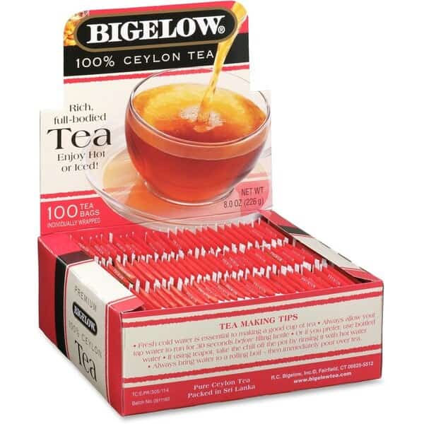 Premium Blend Ceylon Black Tea, Assorted, 100PK