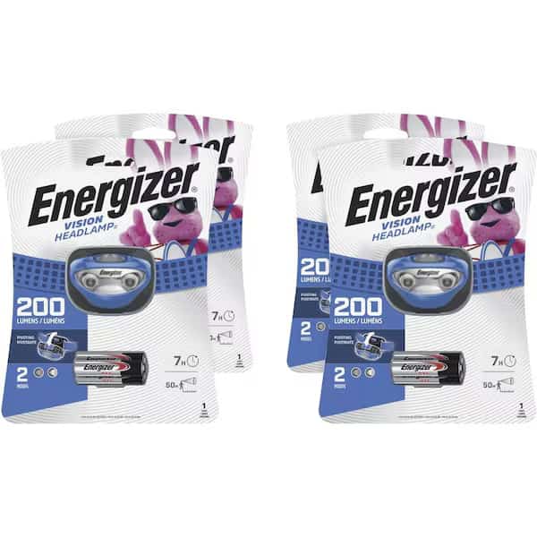 Vision Headlight, Blue, 4PK