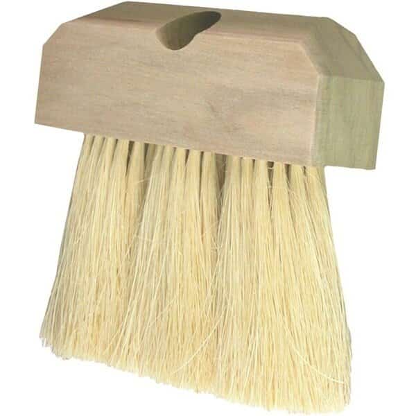Roof Brush, 4 in L Trim, White Bristle