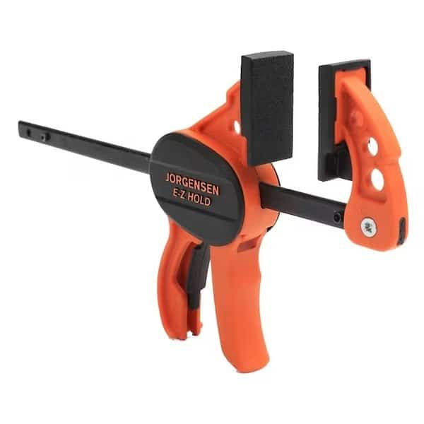 EZ HOLD Series Hobby Bar Clamp, 50 lb, 4 in Max Opening Size, 112 in D Throat, Steel Body
