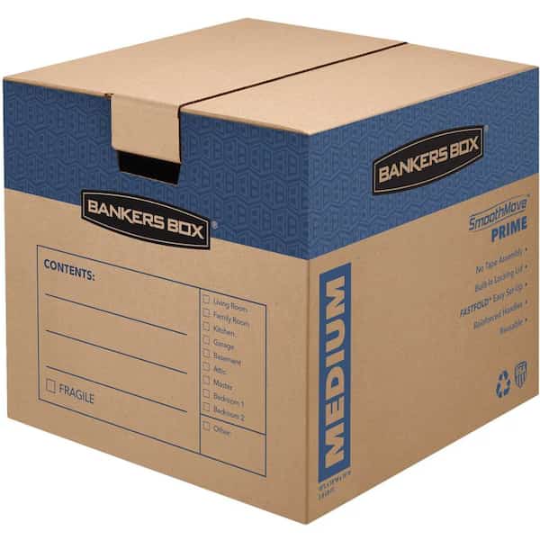 Box,Moving/Storage,Medium,PK8, Mfr#: 62801, BANKERS BOX